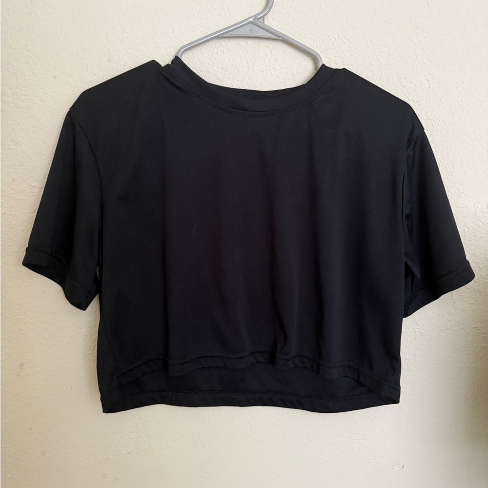 Black Women's Crop Top